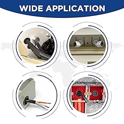 Rubber Grommet kit- Pack of 190 in 2 Types of