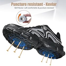 Steel Toe Shoes for Women Men Wide Non Slip
