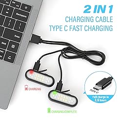 Running Light, 2 Pack Clip on Flashlight for