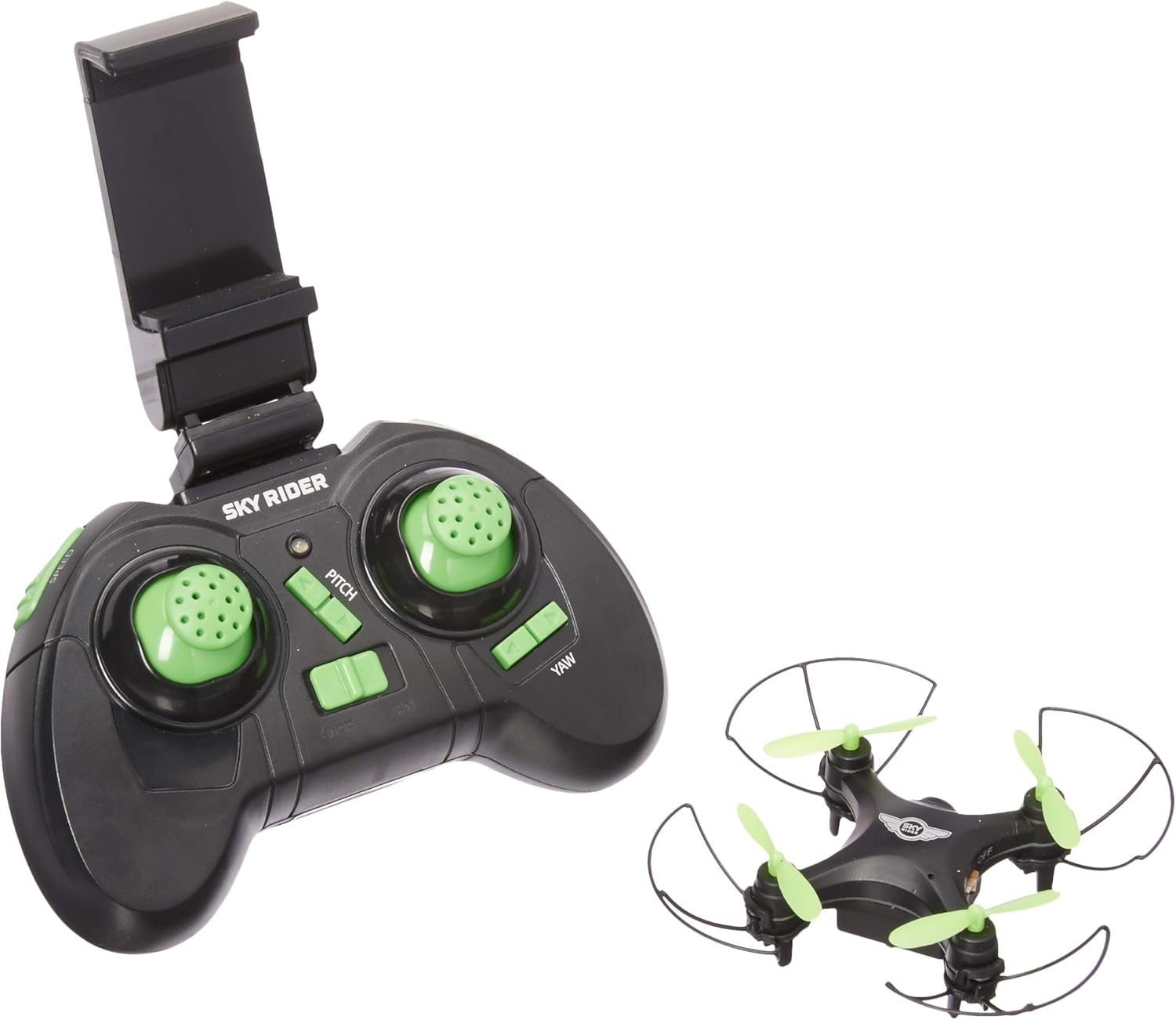 sky rider mini glow quadcopter drone