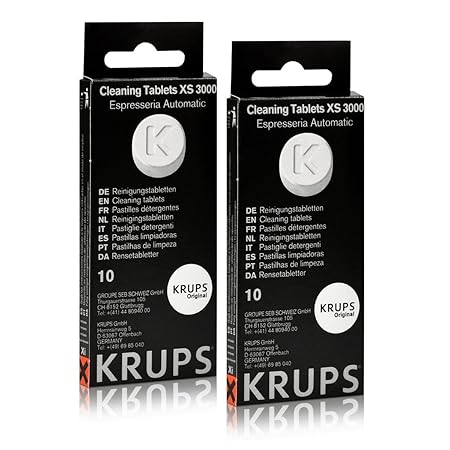 2 KRUPS Reinigungstabletten XS3000