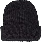 Sportsman 12" Chunky Knit Beanie One Size Black