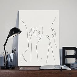 GO EHG Female Fine Line Art, Empowering Women