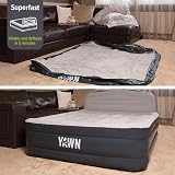 YAWN AIR Self-Inflating Airbed Double with Built-In Pump & Headboard view 5