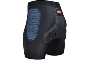BenKen Butt Pads Snowboarding Impact Shorts Hip Protector, Protective Padded Shorts for Hip Butt and Tailbone