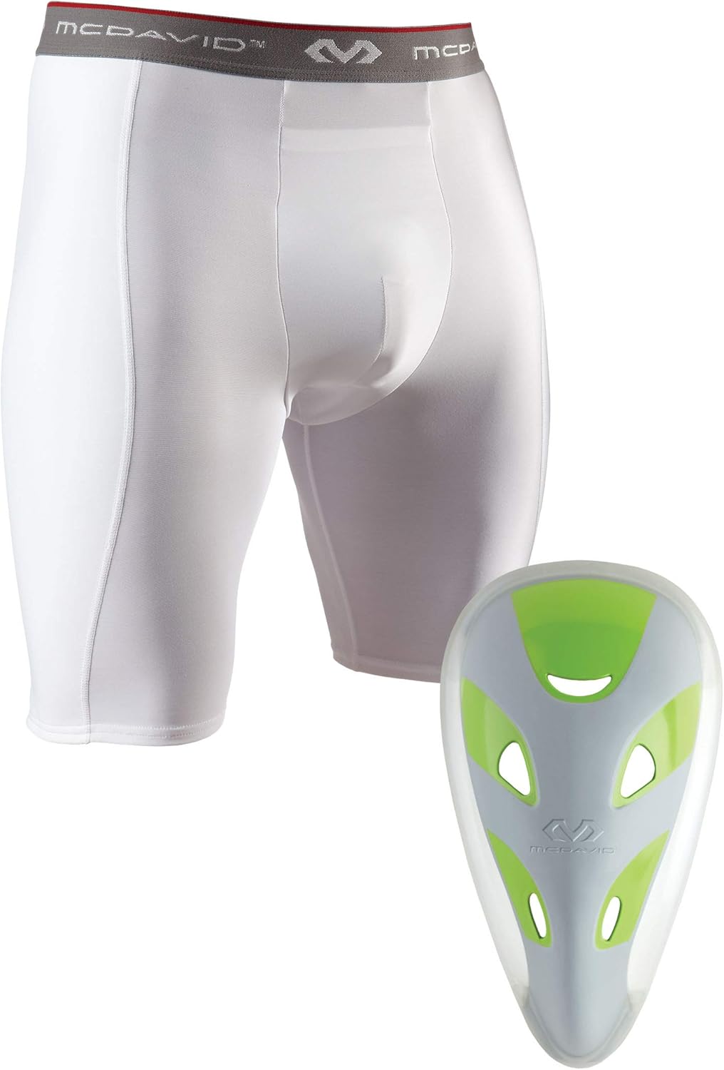 McDavid Youth 7200 Double Layer Compression Sliding Short w/Flex Cup: Sports & Outdoors