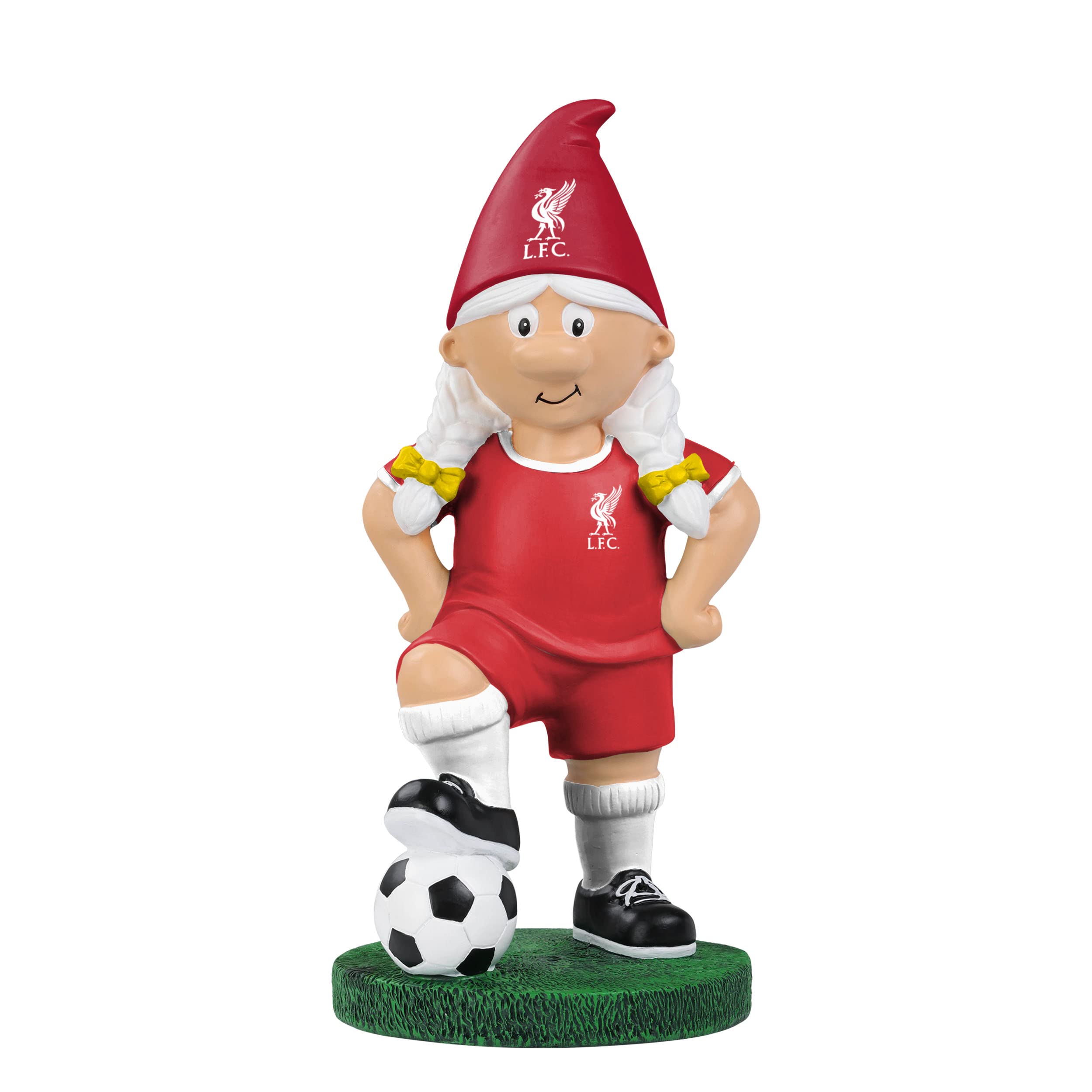 FOCO Official Liverpool FC Female Football Garden Gnome