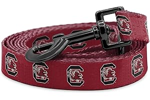 SHOPINSTAPETS South Carolina Gamecocks 6 Ft Leash | NCAA Officially Licensed | Great Gift for Fans