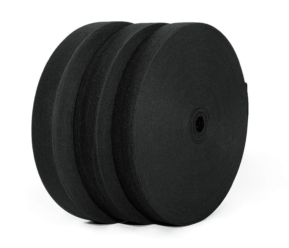 40 Metres Elastic Sewing Band, Flat Elastic Band, Wide Elastic Band, White Elastic Band, Elastic Fabric Sewing, Black Sewing Bands (40mx 30mm)