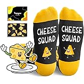 HAPPYPOP Funny Socks for Women Men - Pickle Cheese Popcorn Ice Cream Lover Gifts for Teens