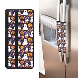 ASQVTIFE Halloween Fridge Handle Covers Set of 2