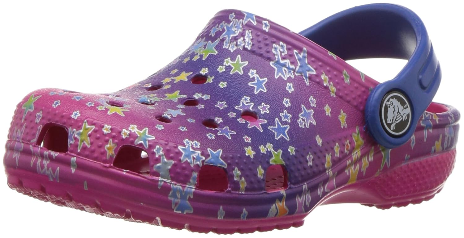 Crocs Classicgrphclgk Zuecos para Niñas