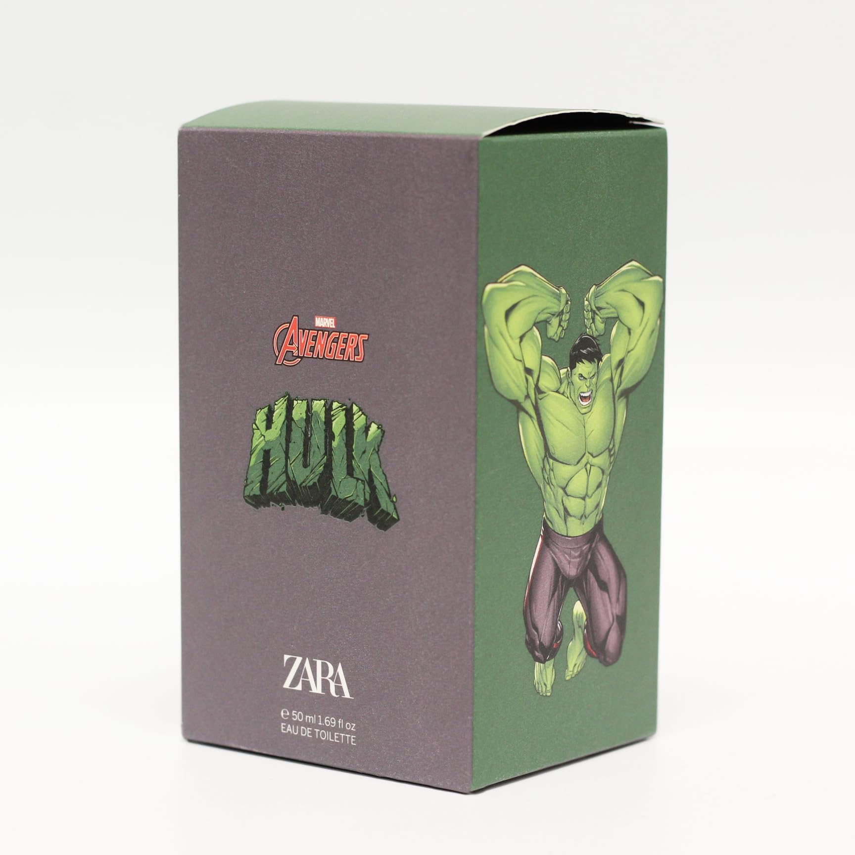 Zara Avengirs Hulk Kids Perfume Amber Floral Eau de Toilette Orange Blossom Vanilla & Mandarin Fragrance EDT Eau de Toilette 50ml (1.69 fl. oz.)