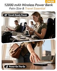 for Magsafe Portable Charger, 12000mAh Wireless