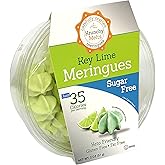 Krunchy Melts Original Sugar Free Meringue Cookies | Sugar Free Key Lime Flavor | Only 35 Calories Per Serving | Fat Free, Gluten Free, Dairy Free | Keto Friendly | Zero Net Carbs (2 Oz)