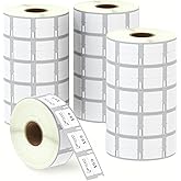 BETCKEY - Compatible DYMO 30333 (1/2" x 1") Extra Small 2-Up Labels - Compatible with DYMO Labelwriter 450, 4XL, NOT FIT 550 & 5XL [16 Rolls/16000 Labels]