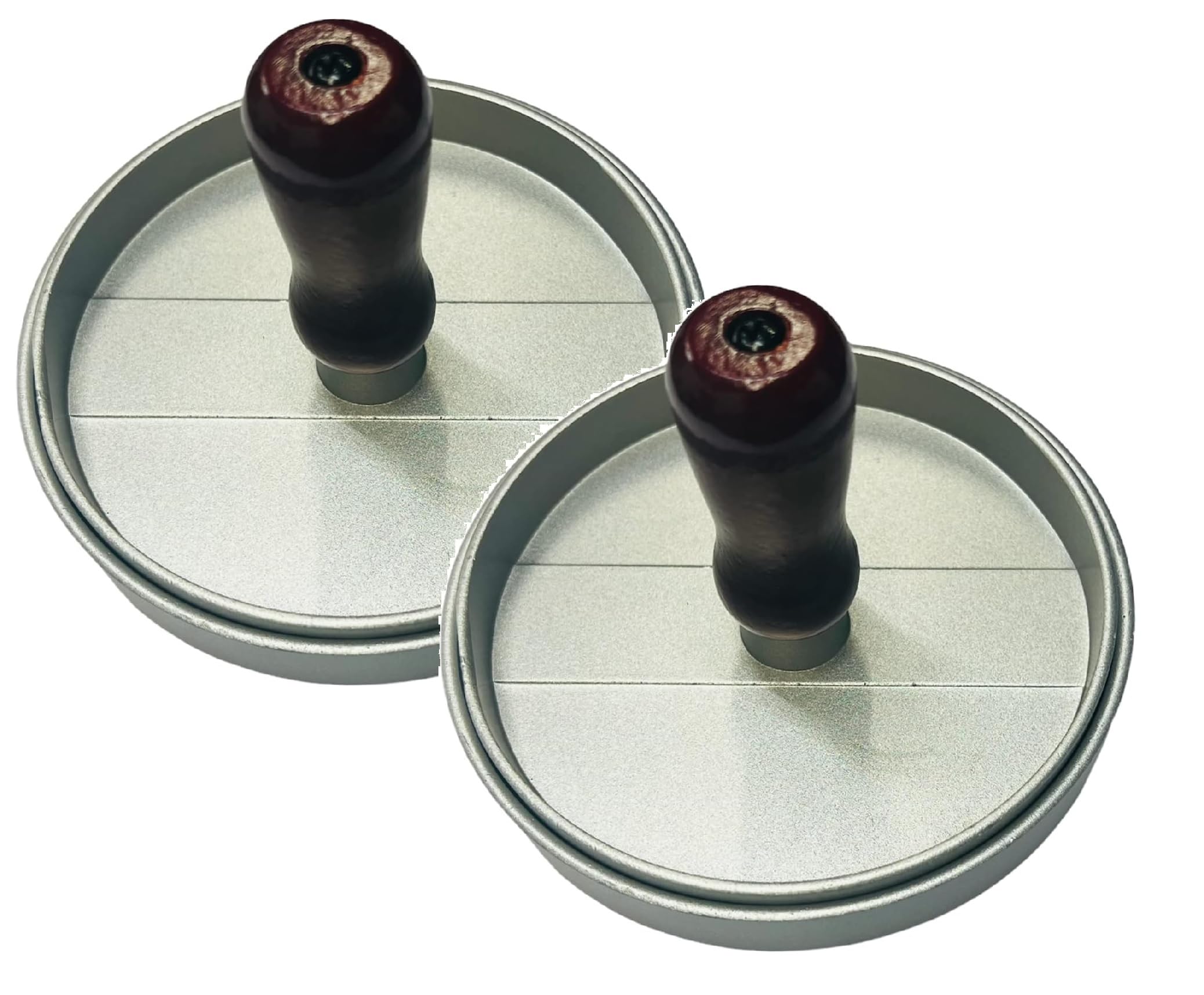 2pcs Burger Press, Non Stick Hamburger Press, Stainless Steel Burger Maker, Mould for Burgers, Patties, Perfect for Summer BBQ
