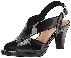 Easy Street Women's Christy Heeled Sandal, Black