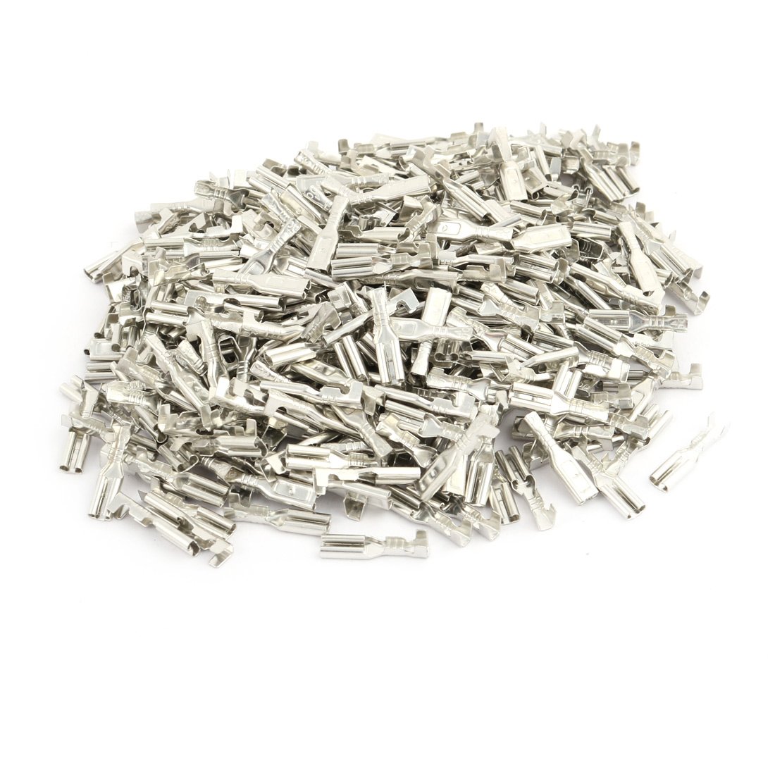 sourcingmap 500Pcs Speaker 2.8mm Crimp Female Spade Terminals Connectors