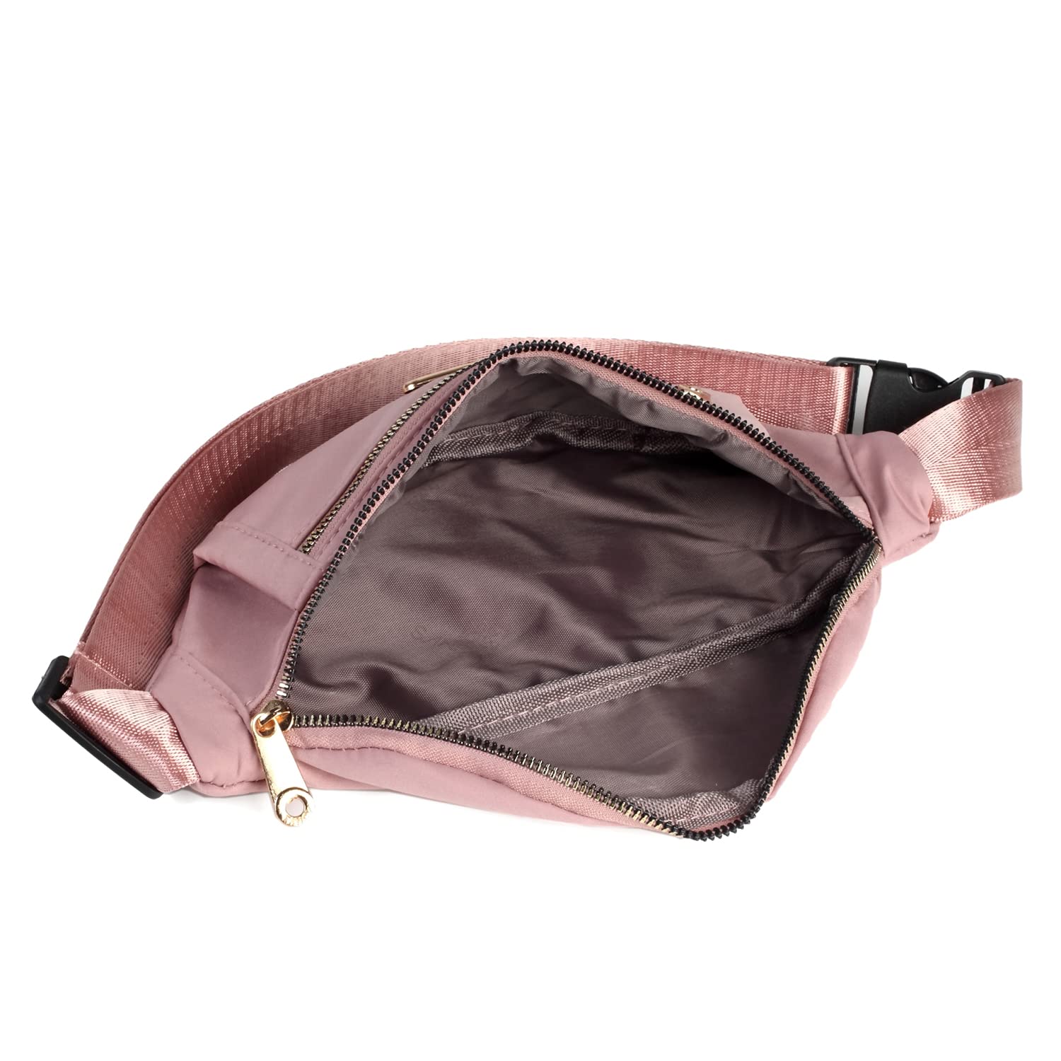 EVANCARY Fanny Packs Waist Pack for Women, Waterproof Waist Bag with Adjustable Strap for Travel Sports Running