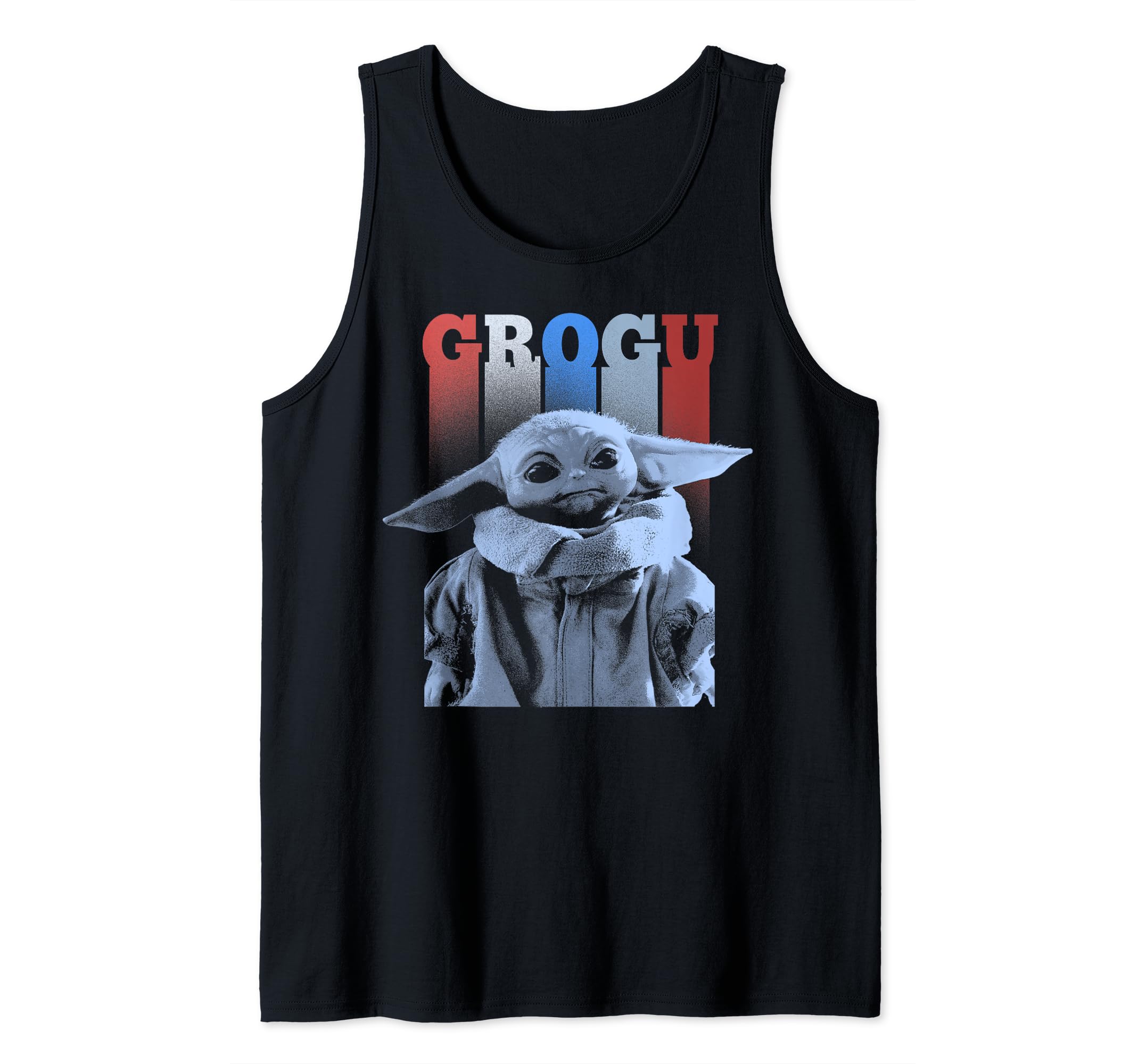 Star Wars: The Mandalorian Fourth Of July Grogu USA Patriot Tank Top