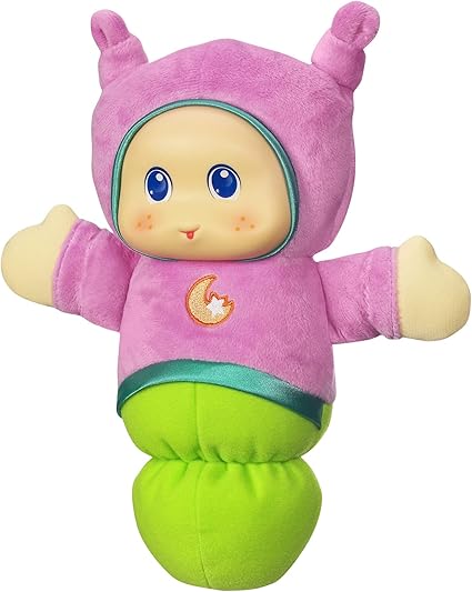 Playskool Pink Glo Worm Stuffed Lullaby 