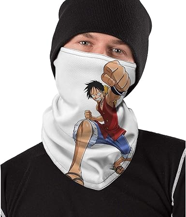 Unisex Mens Womens Anime One Piece Pirate Monkey D Luffy Half Hood Balaclava Multifunctional Bandanas Head Scarf At Amazon Men S Clothing Store