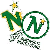 Desert Cactus Minnesota North Stars Team NHL National Hockey League Sticker Vinyl Decal Laptop Water Bottle Car Scrapbook (Vintage Sheet)