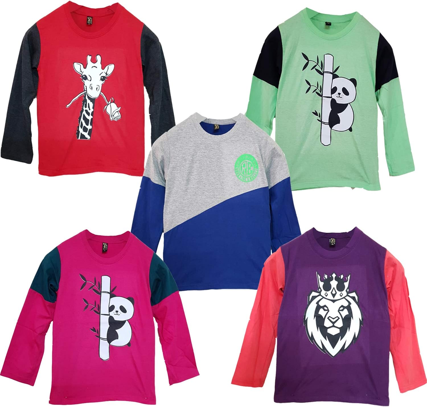 Buy JAY JAY Printed Tshirts for Kids&Boys Pack of (5) (34 Years