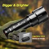 REHKITTZ S1600 Torch LED Flashlight 3300 Lumens Adjustable Focus Dog Hiking view 4