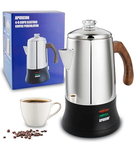 Presto 02822 6-Cup Stainless Steel Coffee Maker, 2822, Silver : Amazon.ca:  Home
