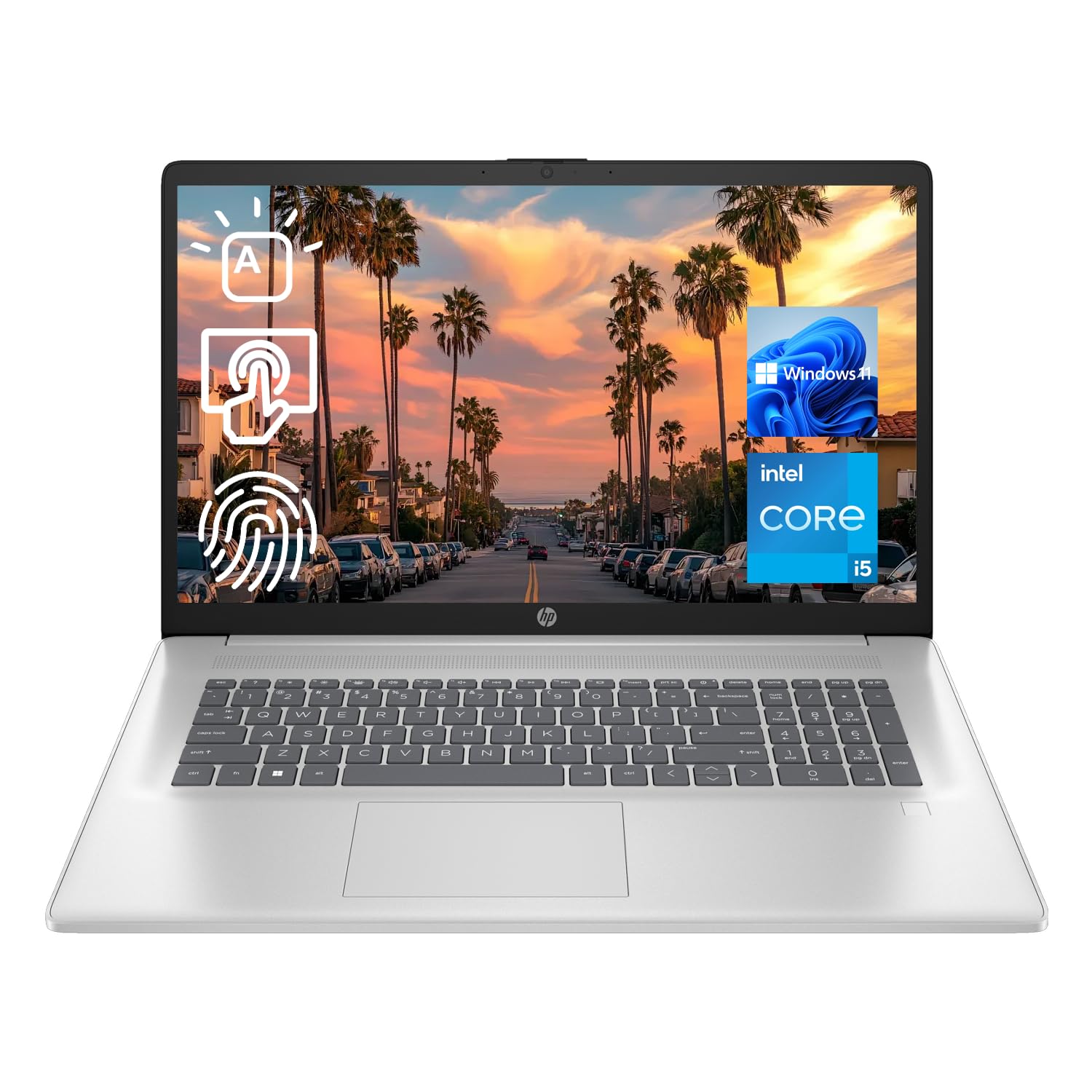 HP 17t Laptop, 17.3