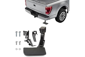 ASDJAKZP Rear Bed Step, Retractable Bumper Side Tailgate Bedstep, Compatible with Ford F250 F350 F450 2017-2023 (Not Work Whe