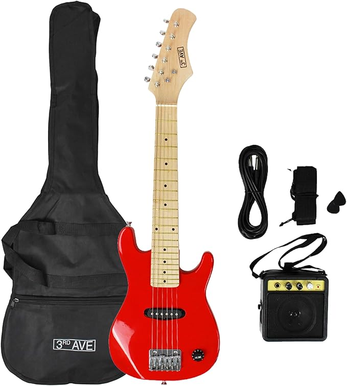 3rd Avenue Junior Electric Guitar Pack Red Amazon.co.uk Musical