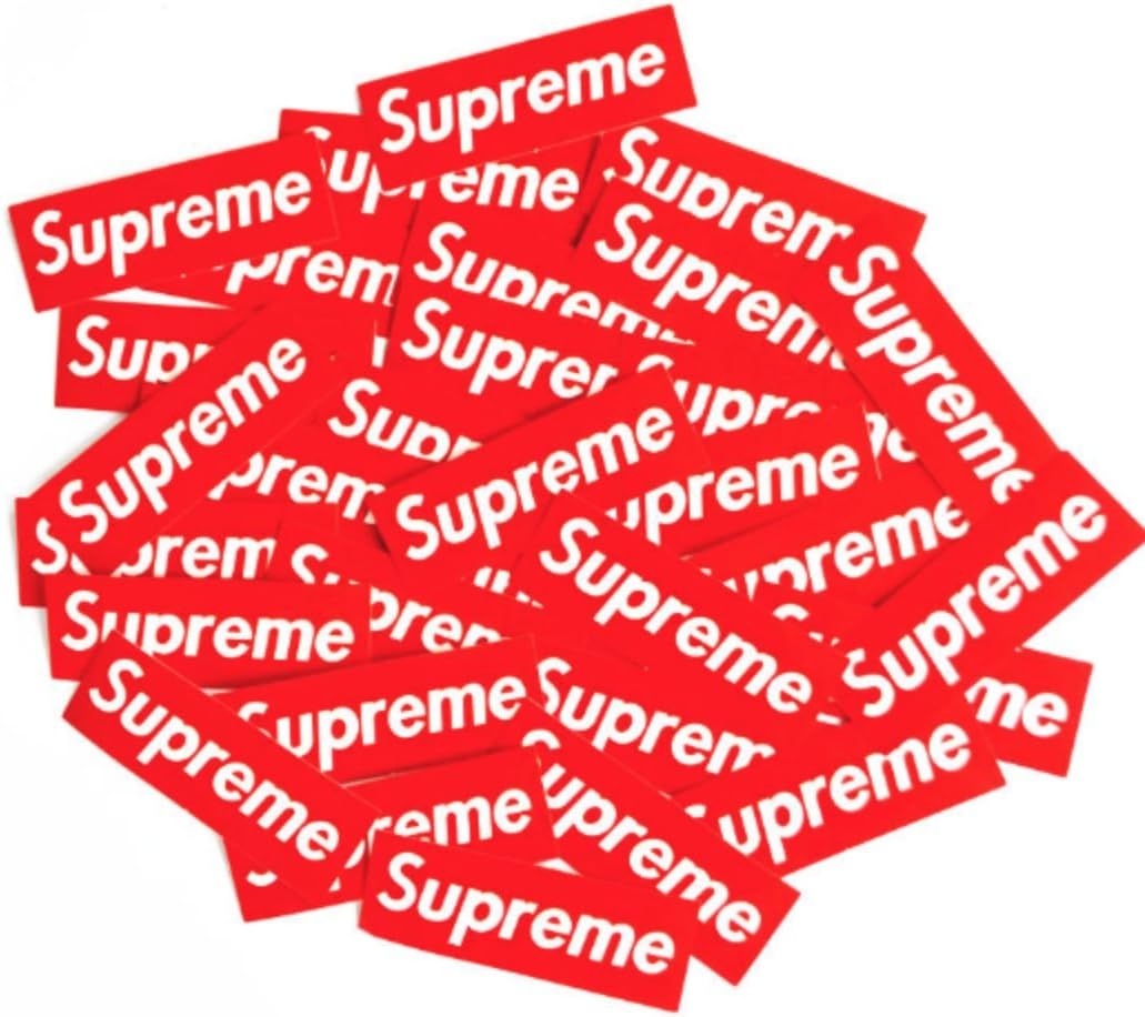 1 - 6" x 2" Supreme Original Classic Logo Vinyl Decal Sticker Laptop Phone Luggage Car