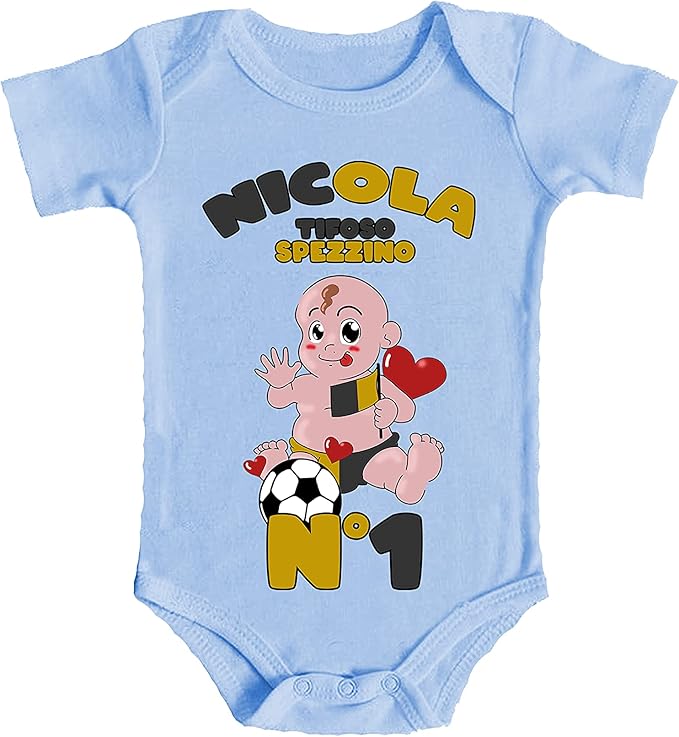 Body Neonato Pasquale Personalizzato - 100% Cotone, Con Nome, Idea Regalo Per Pasqua - Foto 4