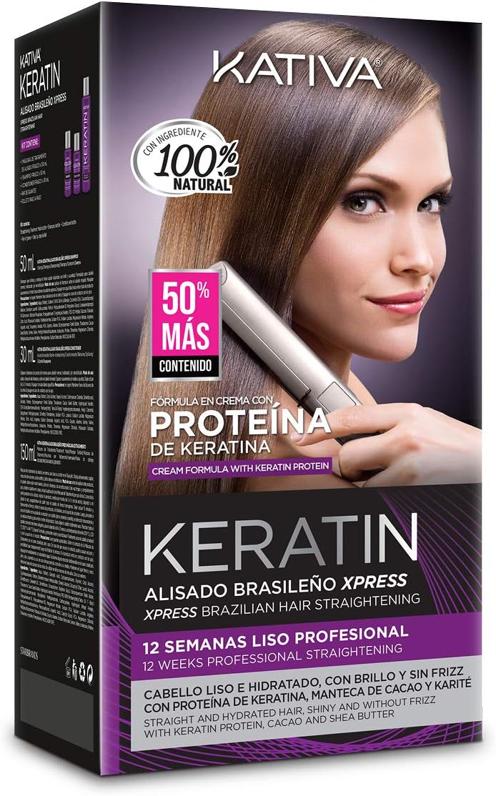 kativa keratin xpress brazilian straightening set