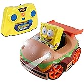 NKOK Remote Control Krabby Patty with Spongebob Vehicle, Full Function RC Vehicle, Working Lights, Has Radio Control & Turbo Boost, Great Item for Kids, Ages 6 and up