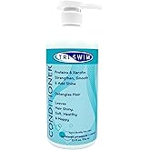TRISWIM Swim Conditioner 32oz | Hydrates, Strengthens & Smooths Hair | Repairs Damage from Chlorine, Bromine & Saltwater | Protein & Keratin Formula | Sunkissed Pineapple + Mango Scent