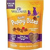 Wellness Soft Puppy Bites Lamb & Salmon Dog Treats, 8-oz Bag