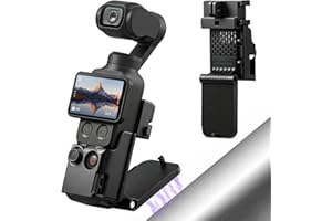 AMAZEAR Magnetic Mount Stand Compatible with DJI Osmo Pocket 4/3/Xtra Muse, Pocket4 Accessories Adapter Clamp Magnet Suction 