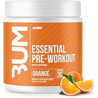 Raw cbum essential pre workout pre entrenamiento 30 servicios sabor ...