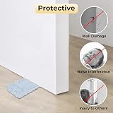 Alyvisun 4pk Rubber Door Stoppers Floor Anti-Skid Wedge Lock Retainer Stackable view 5