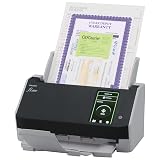 RICOH fi-8040 Premium Fast Front Office & Desktop Document, Receipt, ID Card Scanner with 50 Page Auto Feeder and PC-Less DirectScan Network Scanning Capability with 4-Year Advance Exchange Warranty