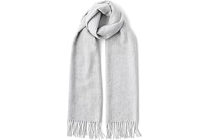 Fishers Finery Men's 100% Pure Cashmere Winter Scarf; 2-Ply Ultra Plush