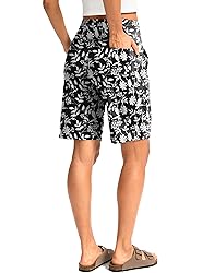 G Gradual Women's Bermuda Long Shorts with Pockets