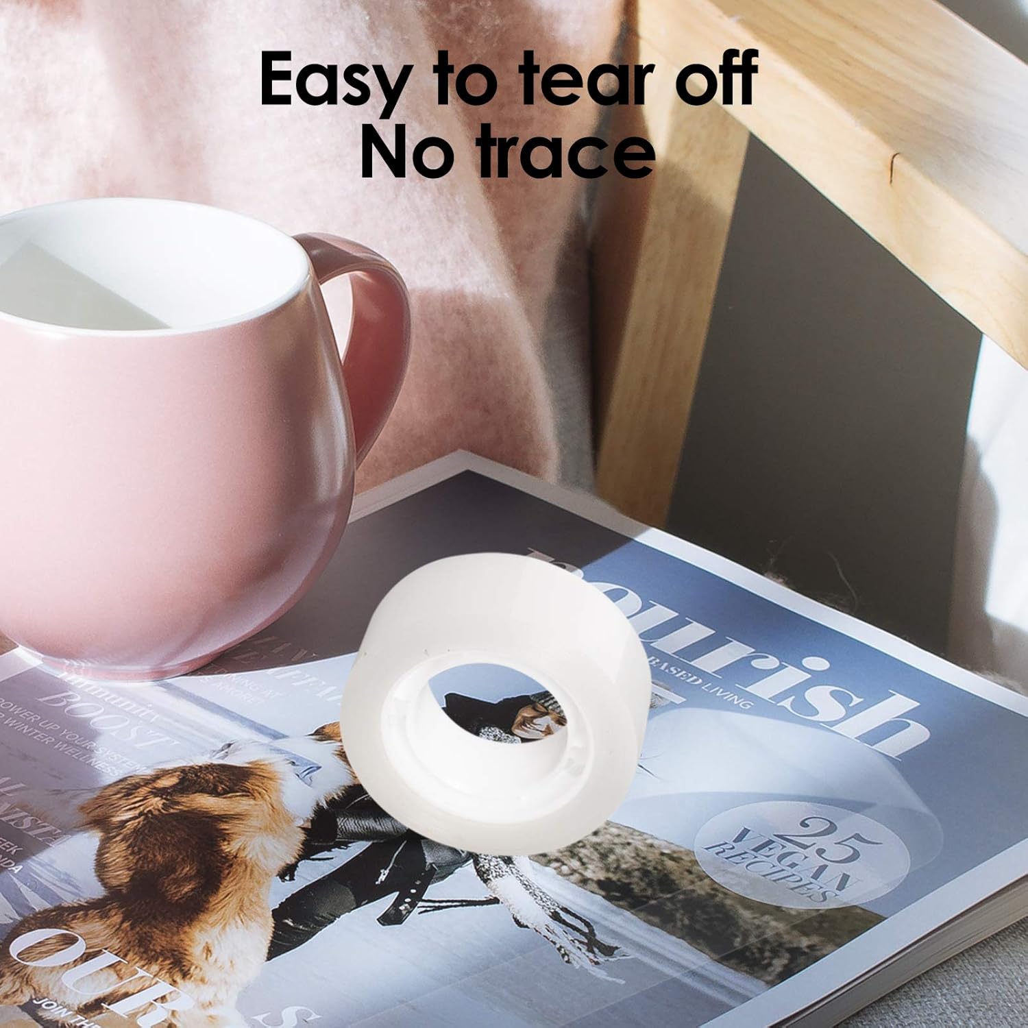 Transparent Tape Clear Tape, Numerous Applications Office School Classroom Home, Disappears on Papers, 3/4 x 1000 Inch (8 Dispensers 8 Tapes): Industrial & Scientific