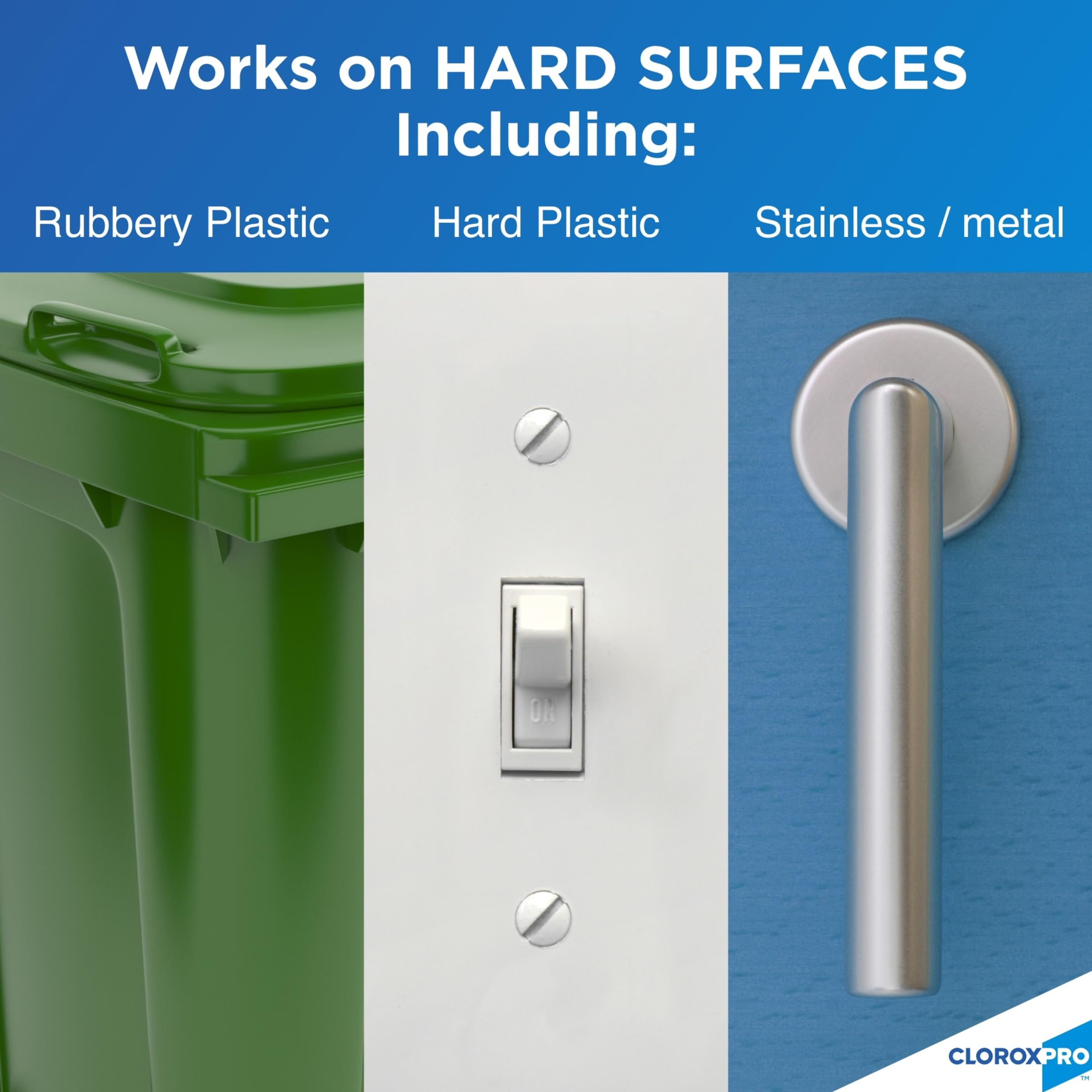 CloroxPro 4 in One Disinfecting Cleaner, Industrial Cleaning, 14 Ounce Spray Can, (12 Pack)