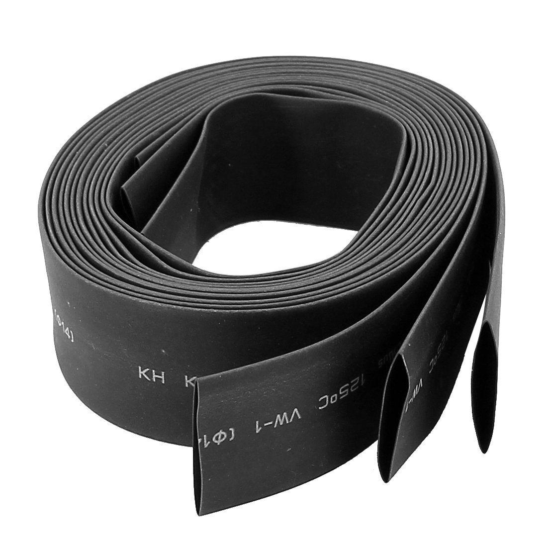 Uxcell a15090200ux0329 14 mm Rubber Black Heat Shrinking Tubing Shrink Hose Tube 3.2Ft 3 Piece, 0.94" Width, 38.98" Length