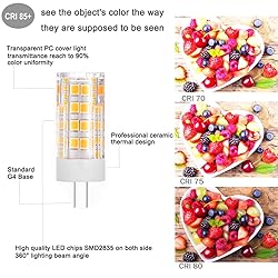 KAKEMONO G4 LED Bulb 4W 2700K Warm White bi-pin T3